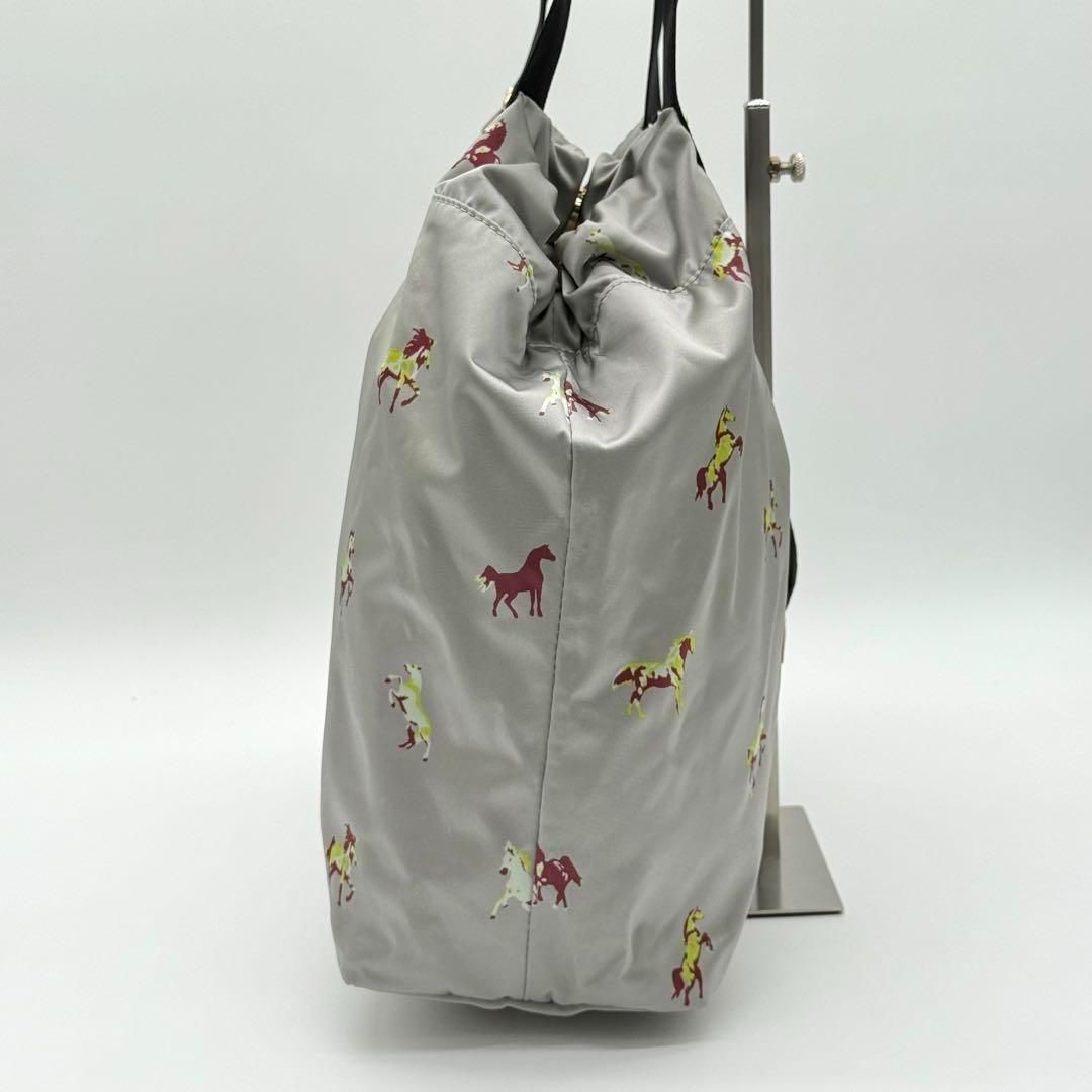 美品】russet ホースモチーフ トートバッグ 2way 巾着バッグ - メルカリ