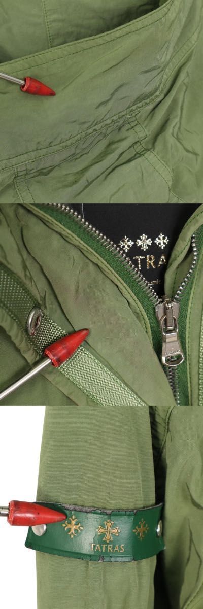 TATRAS タトラス ダウン モッズコート M ミリタリー カーキ フード付