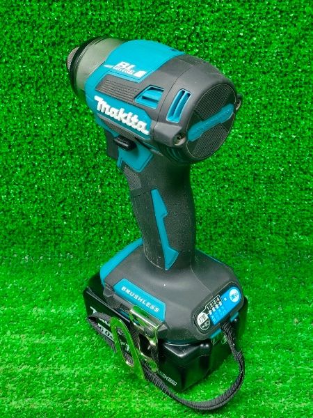  ◎マキタMakita インパクトドライバ マキタ バッテリ 充電器 ケース付 ブルー 内部オーバーホール済み 充電3回ずつ 電動インパクトドライバー ドリル ドライバー レンチ