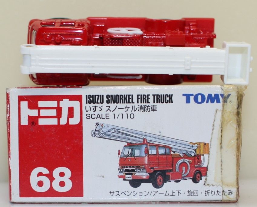USED 箱悪い トミカ 68 いすゞ スノーケル消防車 240001032521 - メルカリ