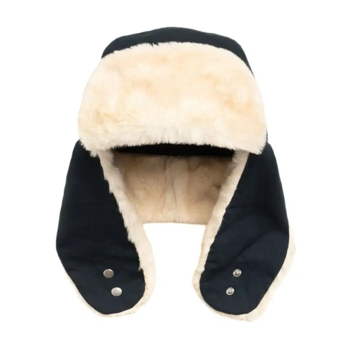 S M STUSSY リップストップ トラッパー キャップ ネイビー