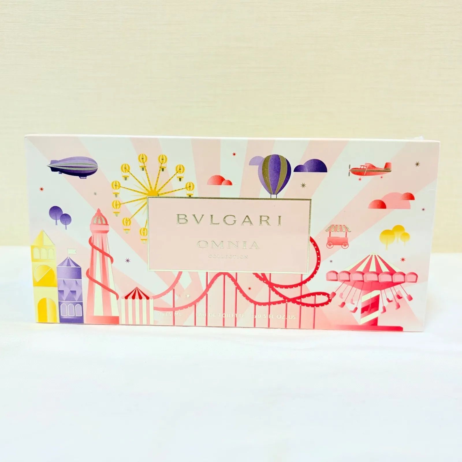 BVLGARI OMNIA オムニア 15 ml×3 品 CRYSTALLINE AMETHYSTE GOLDEN CITRINE