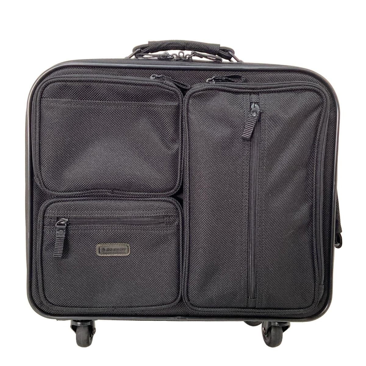 スワニーバッグ(キャリー無し) SWANY(スワニー) キャリーバッグ - 黒 TSAなし/本体ダイヤルロックなし