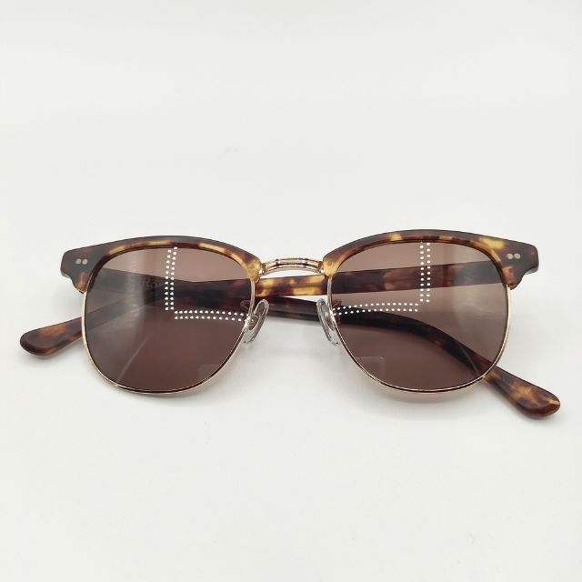 Ron Herman サーモント ブロー デミ 眼鏡 サングラス ブラウン メンズ ロンハーマン【中古】5-1130G∞