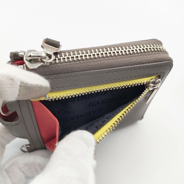 GARNI Rubber Zip Fold Wallet 定価47300円 ラバーウォレット L字 二