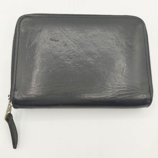 ARTS SCIENCE mini zipper wallet レザー ジップ ウォレット 二つ折り財布 ブラック レディース アーツ サイエンス 5 1130 G∞