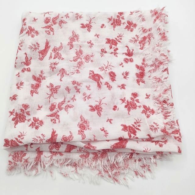 R&D.M.Co- GARDEN GAUZE SHAWL ショール 日本製 コットンガーゼ