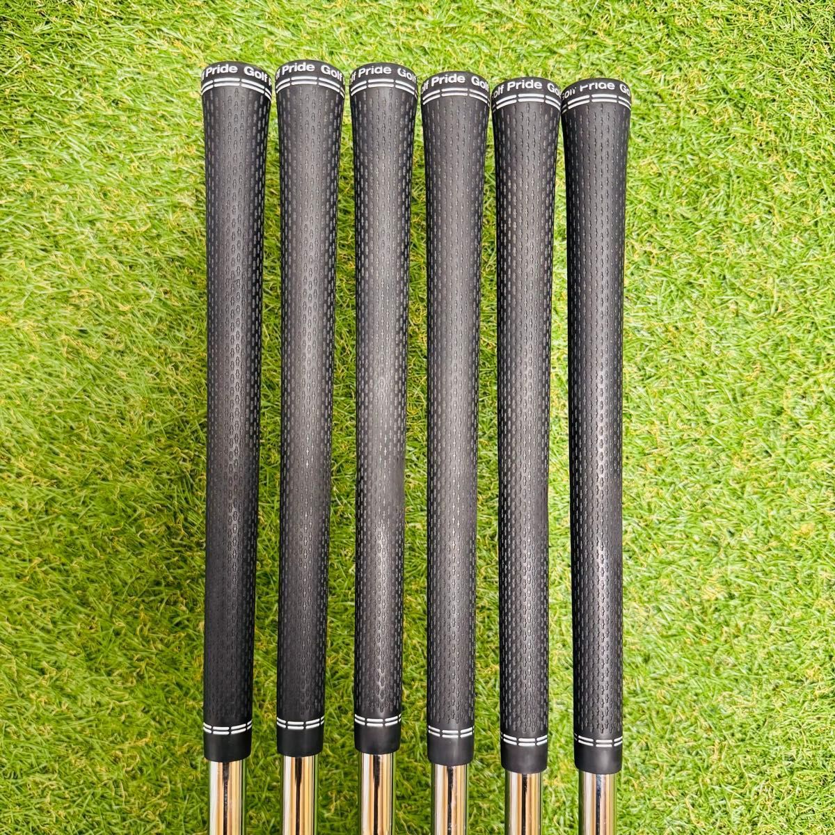 良品】ピン G410 黒ドット メンズアイアンセット 6本 スチール S