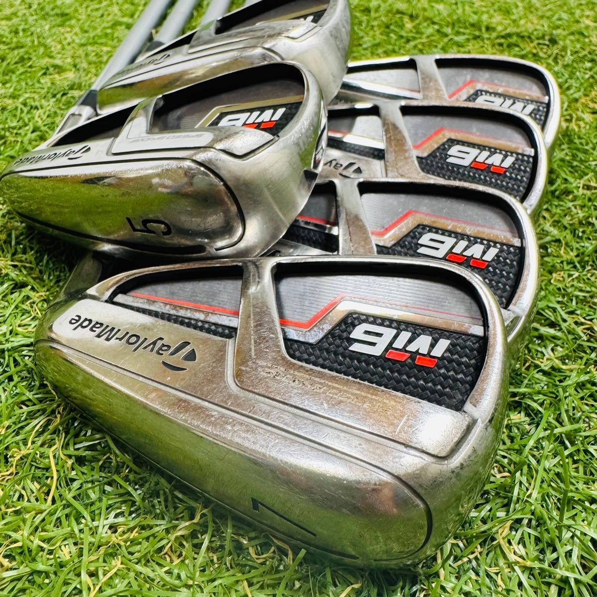 【良品】豪華8本 テーラーメイド M6 メンズアイアンセット カーボン S 良品】テーラーメイド M6 メンズアイアンセット 6本 カーボン R - メルカリ