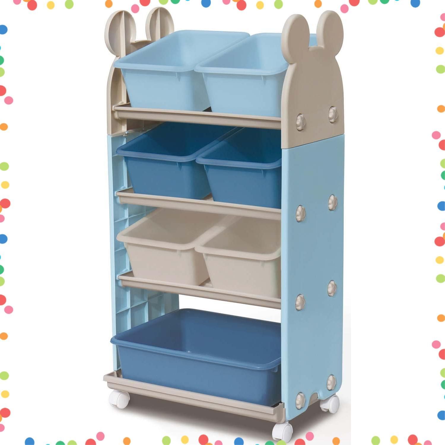 商品 B×BE トイステーション トール ミッキーマウス おもちゃ箱 錦化成