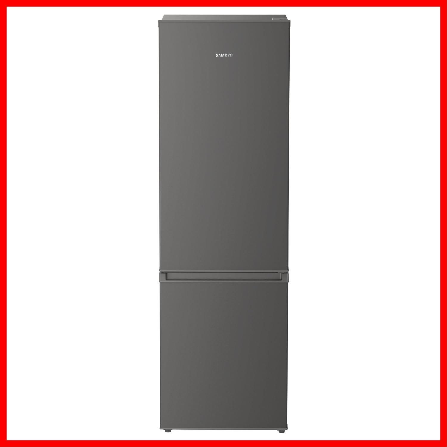 7段階温度調節 冷凍容量51 L 省スペース 右開き 超薄 2ドア 大容量 省エネ スリム 静音 幅44 cm 2人暮らし 冷蔵庫 家庭用 165 GU S SAMKYO グレー