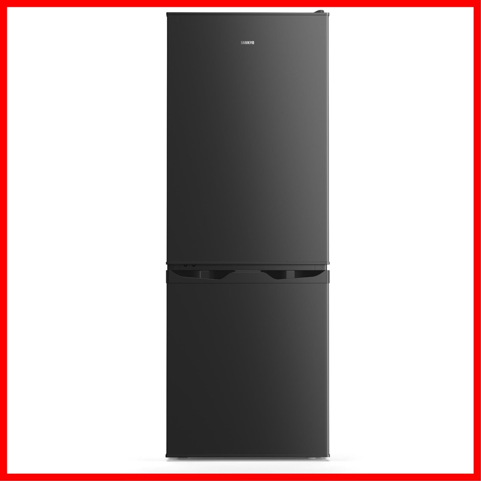 数量 大容量 家庭用 スリム 前開き 薄型 冷凍室付き 静音 右開き ふたり暮らし GU 140 幅45 cm 冷蔵庫 ブラック 145 L SAMKYO
