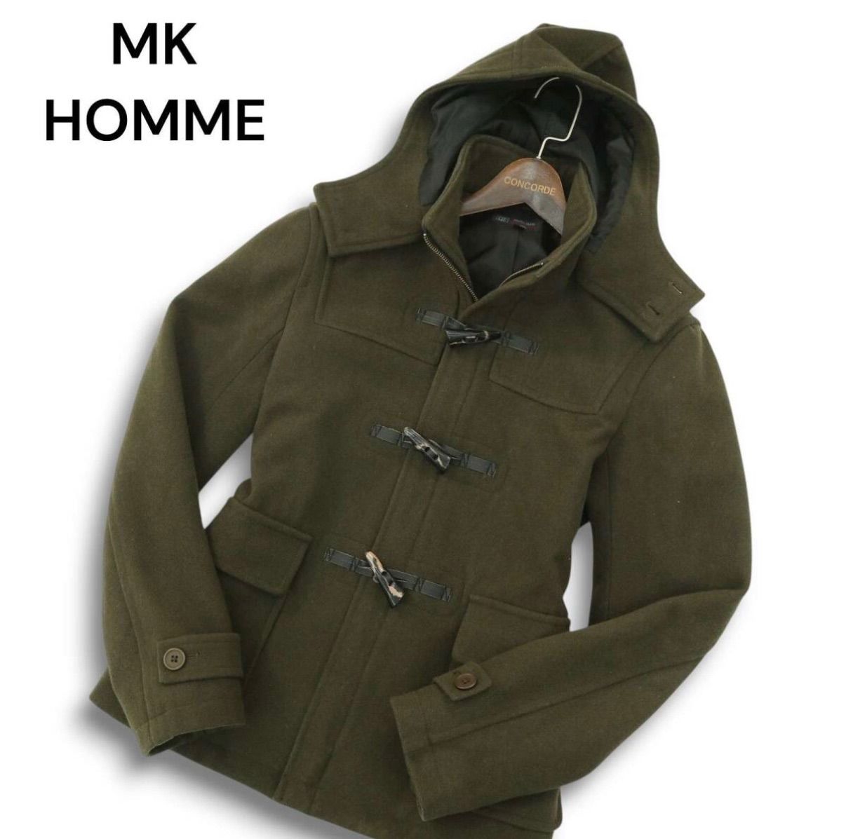 used MK HOMME ミッシェルクラン オム 秋冬メルトンウール☆ ダッフル