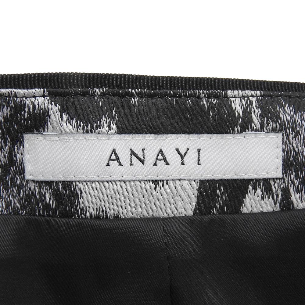 ANAYI アナイ 未使用 シャドウフラワー ジャガード Aライン スカート