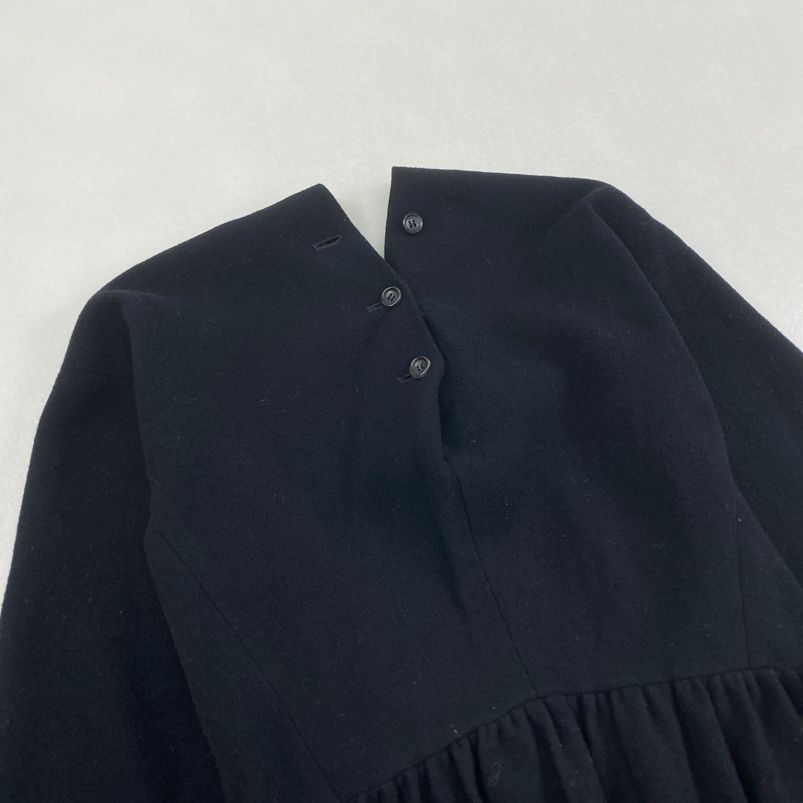 トリココムデギャルソン ロングワンピース 変形 マキシ丈 Aライン 黒