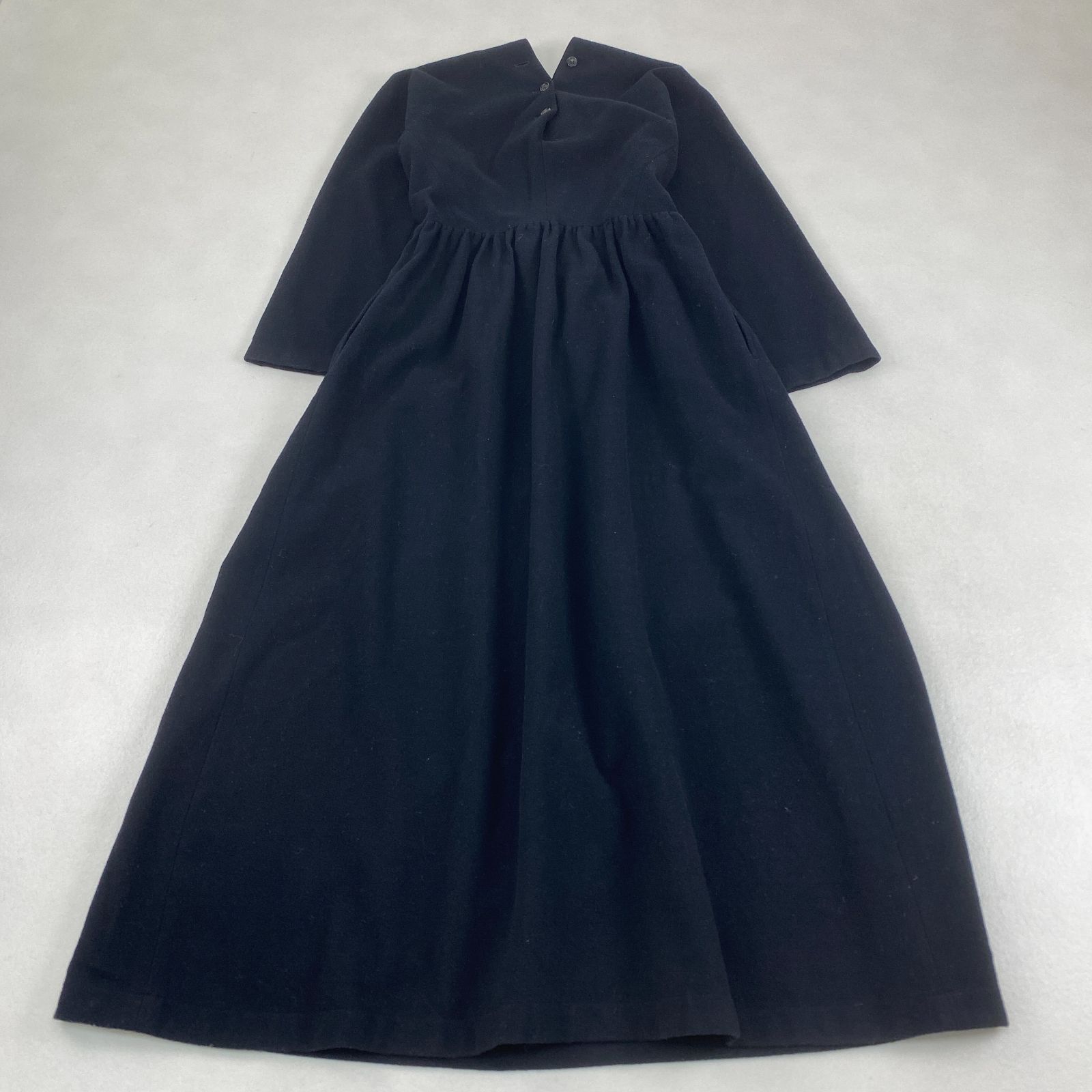 希少✨90s トリココムデギャルソン 変形ワンピース 黒 ヴィンテージ トリココムデギャルソン ロングワンピース 変形 マキシ丈 Aライン 黒