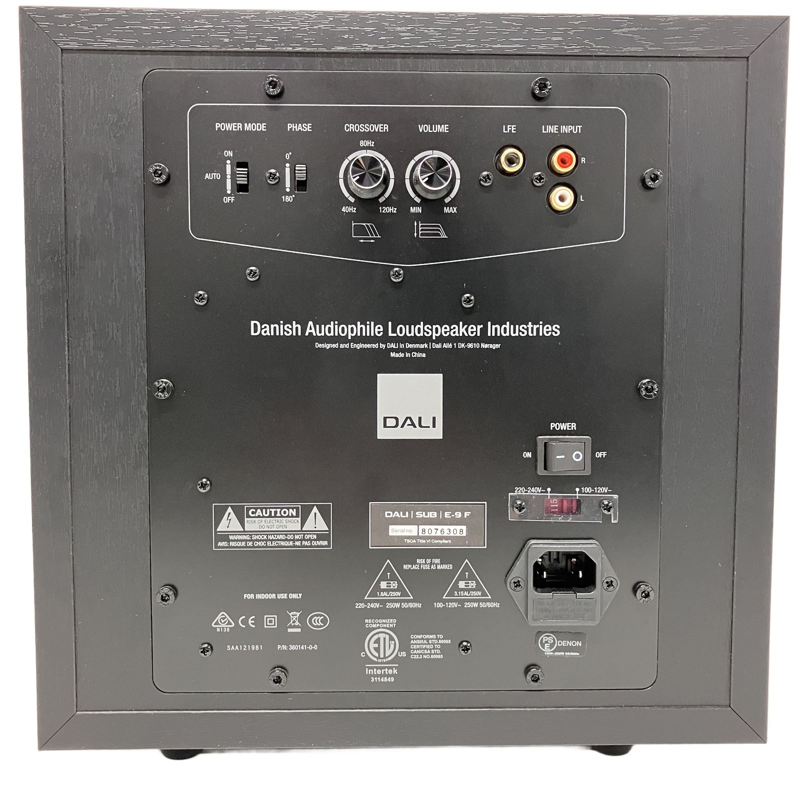 DALI ダリ SUB E-9F サブウーファー 音響機材 中古 F10686316 - メルカリ