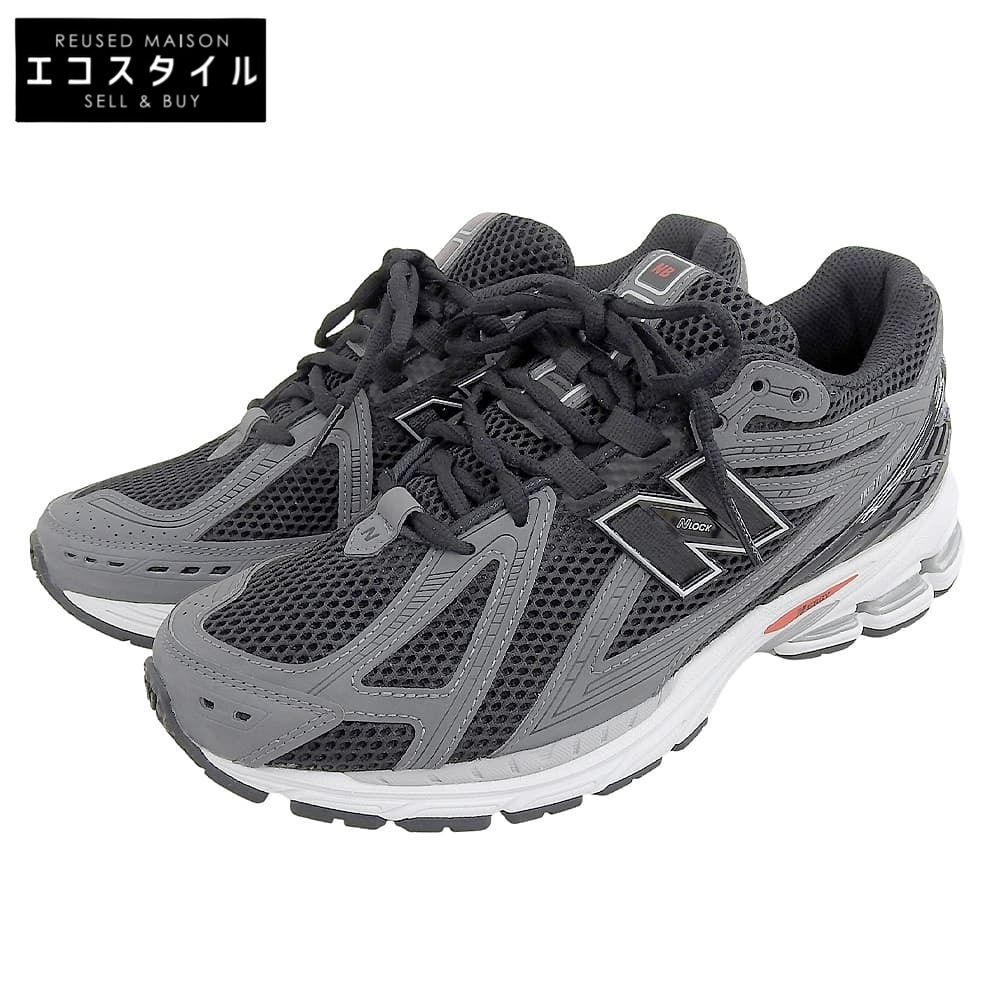 NEW BALANCE ニューバランス 新品同様 メッシュ ローカット スニーカー シューズ メンズ ブラック×グレー 26.5cm U1906RCB 8.5(US)