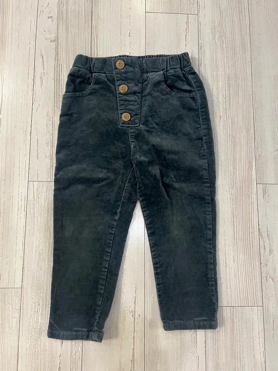 【低価，2026】 (ほぼ新品) ZARA ザラ キッズ コーデュロイ ズボン 104 100 3-5y キッズコーデュロイ その他