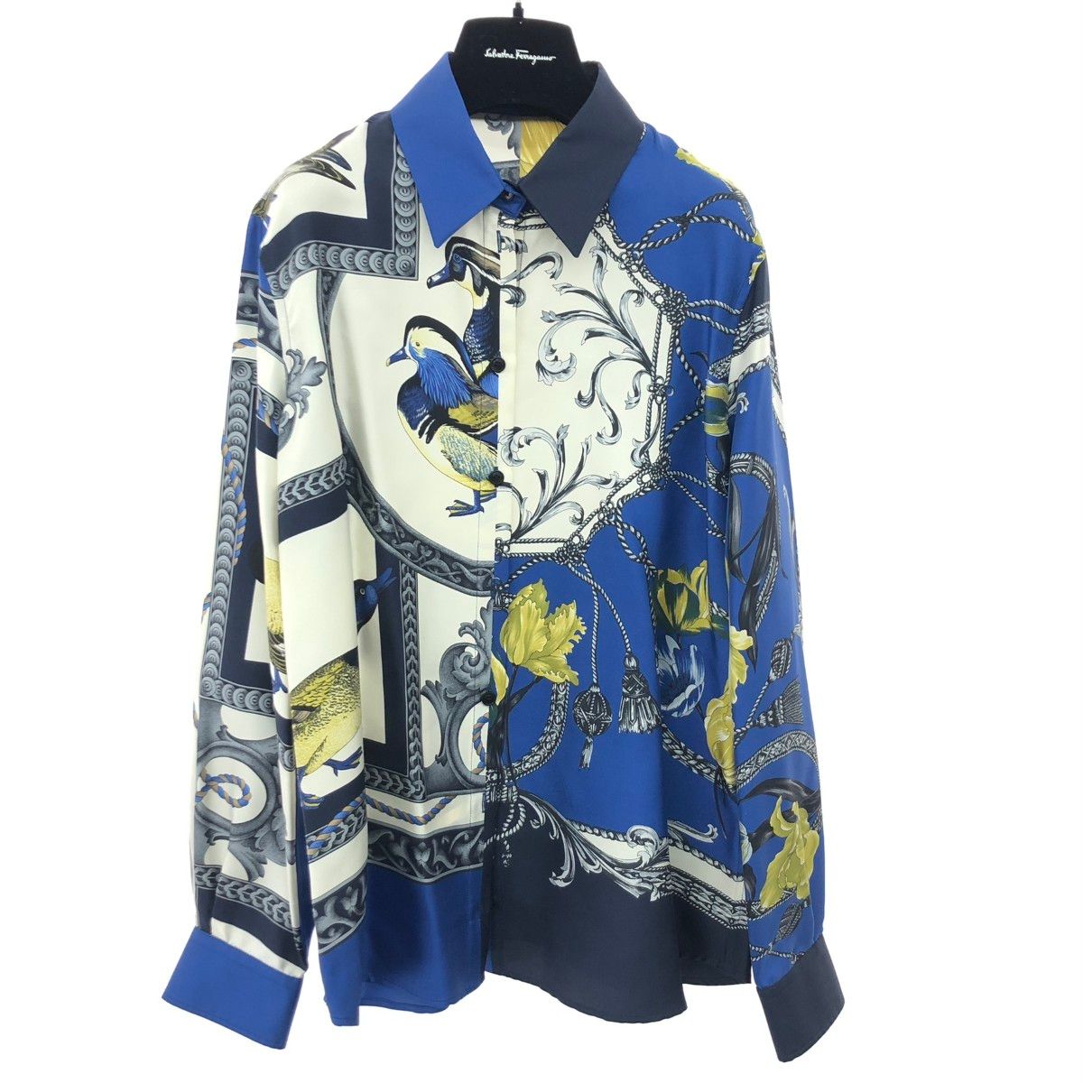 Salvatore Ferragamo サルヴァトーレフェラガモ シルクブラウス サイズ 