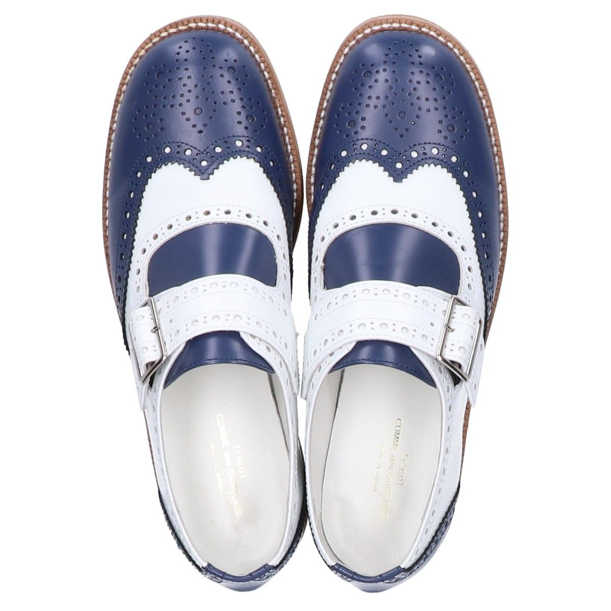 トリココムデギャルソン　デザイントップス美品 tricotCOMMEdesGARCONS トリココムデギャルソン 【美品】バイカラー