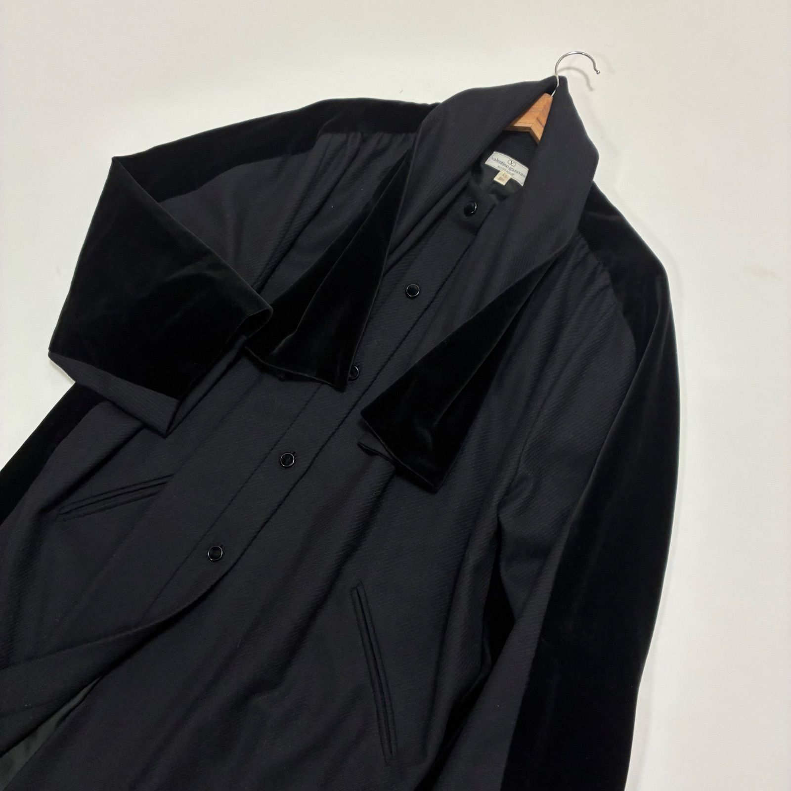 valentino garavani ヴァレンティノガラヴァーニ☆ウール×ベロア異素材