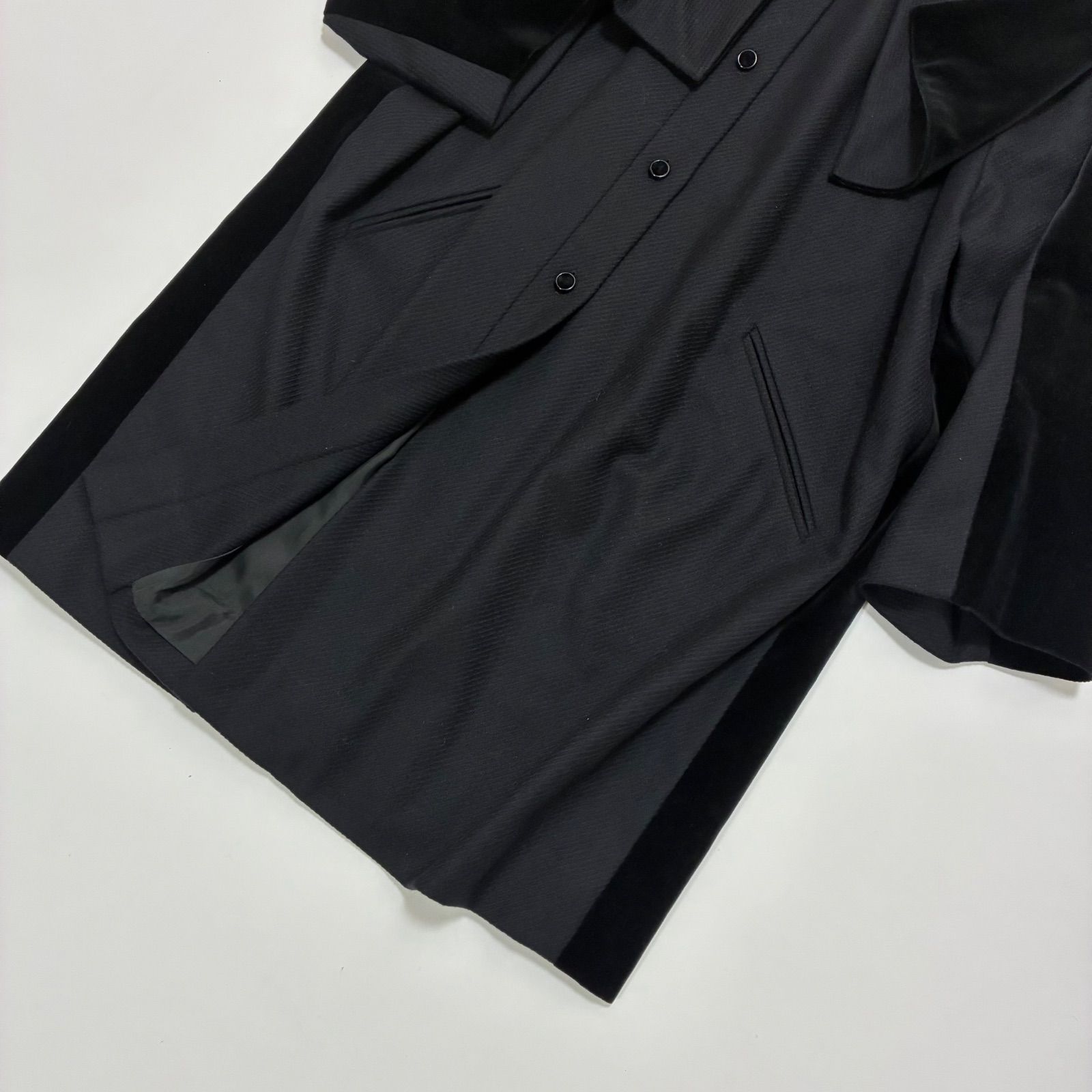 valentino garavani ヴァレンティノガラヴァーニ☆ウール×ベロア異素材