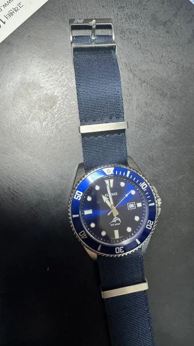 カシオ デニム新 ストラップ ペノメ