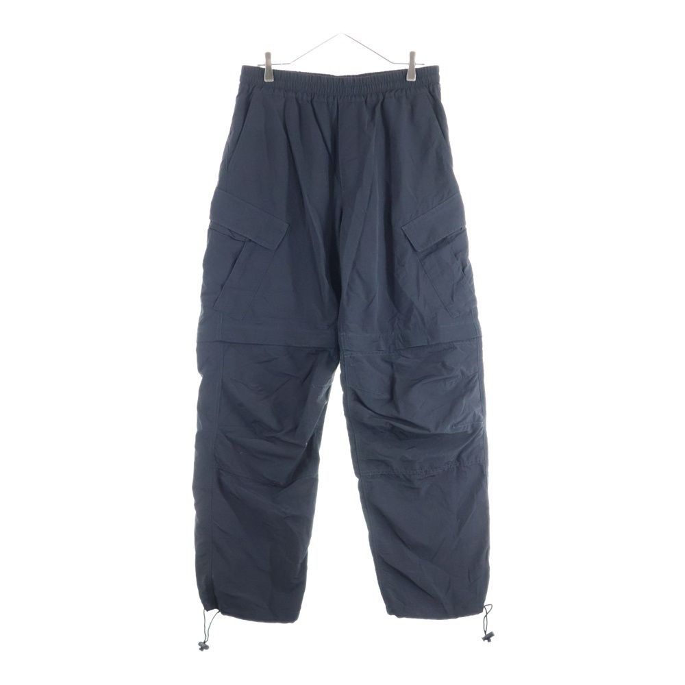 MSGM エムエスジーエム Solid Color Nylon Cargo Pants ナイロンカーゴパンツ ブラック
