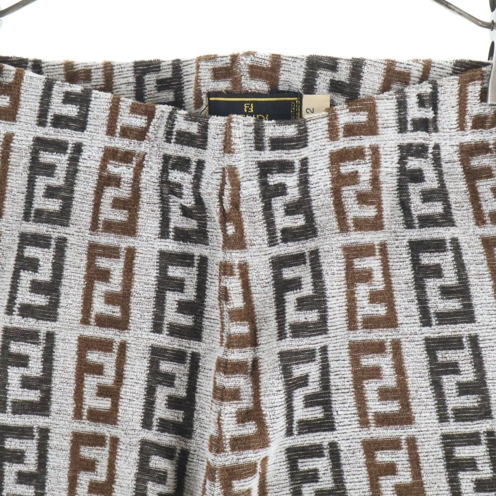 FENDI (フェンディ) ズッカ柄 ショートパンツ レディース ブラウン