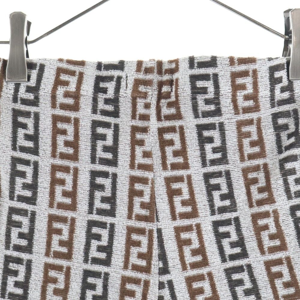 FENDI フェンディ　ショートパンツ　ズッカ柄　コットン　レディース FENDI (フェンディ) ズッカ柄 ショートパンツ レディース ブラウン