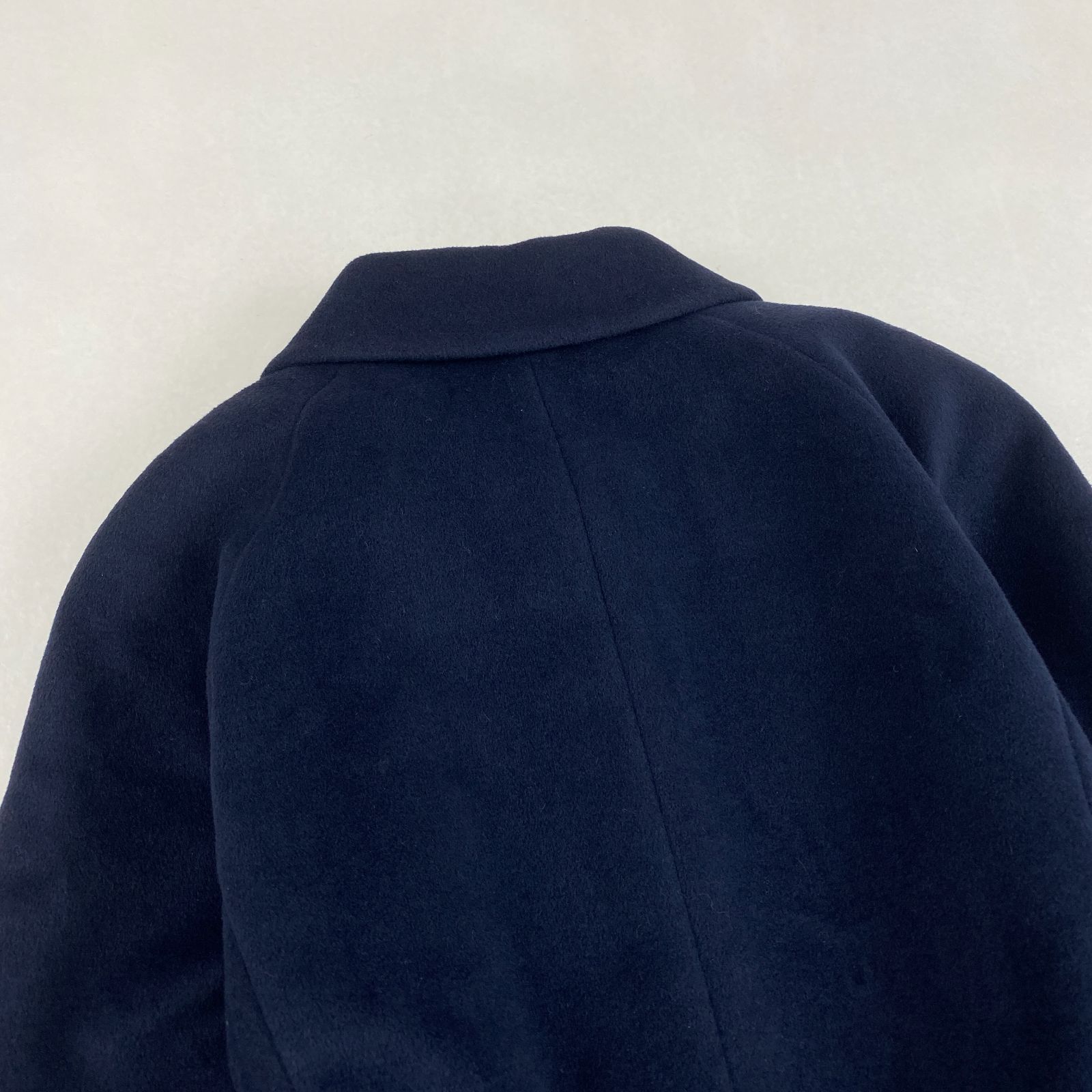 バーバリーロンドン ロングコート アンゴラ ベルテッド 裏地総柄 11 L