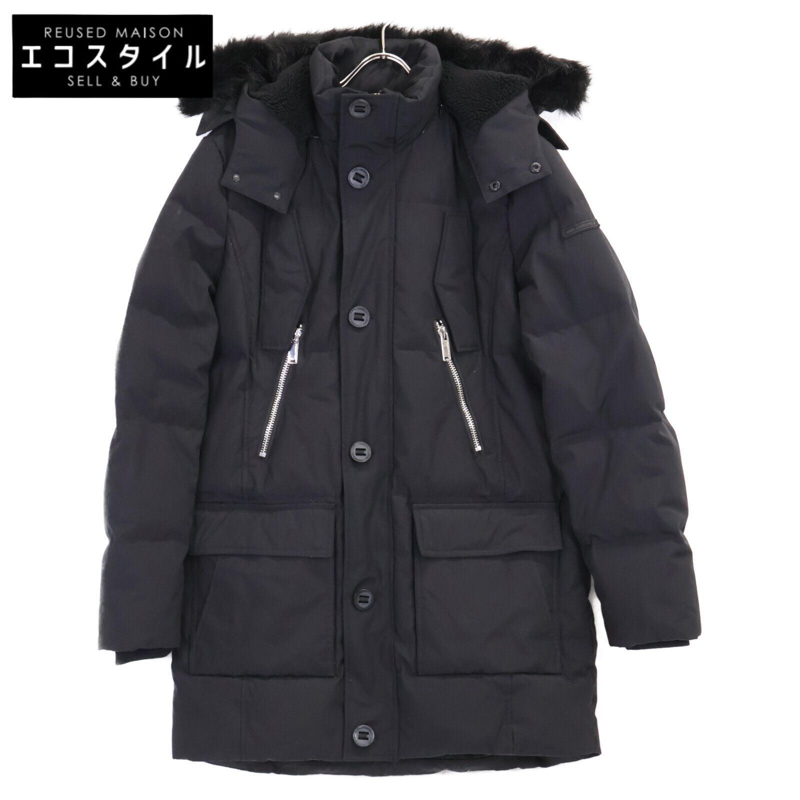 KARL LAGERFELD カール ラガーフェルド ファー付き ダウンコート M