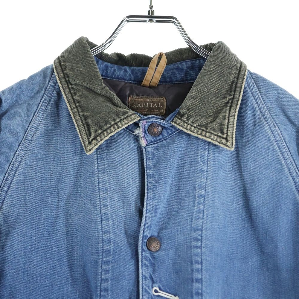 KAPITAL　キャピタル　メンズコットンジャケット KAPITAL (キャピタル) 25SS 8oz Denim Lining CACTUS Coverall 裏地