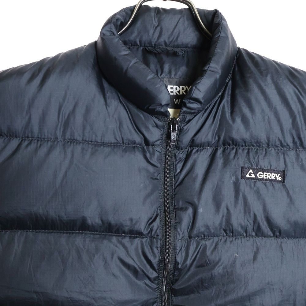 GERRY (ジェリー) ナイロン地 ダウンベスト ブラック - メルカリ
