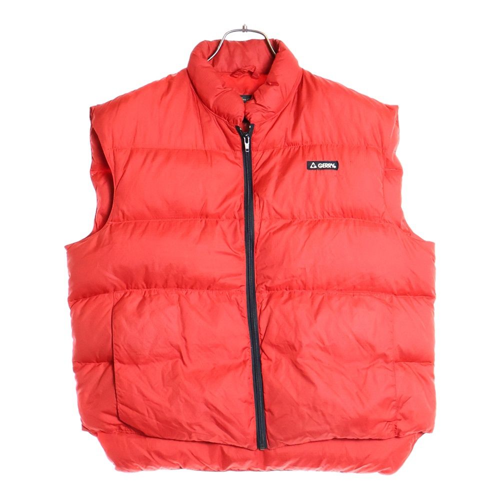 GERRY (ジェリー) ナイロン地 ダウンベスト レッド