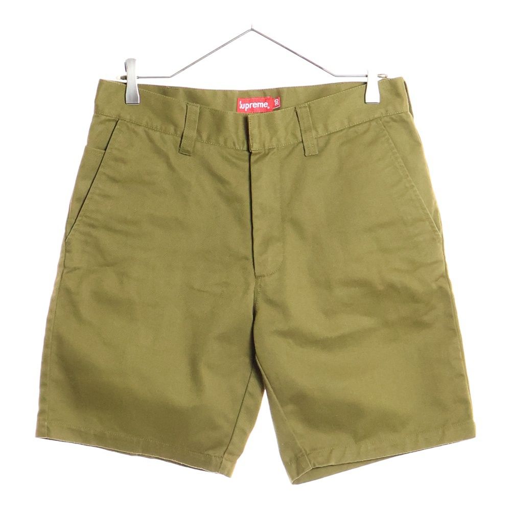SUPREME シュプリーム Work Short コットン ワークショーツ ハーフパンツ カーキ