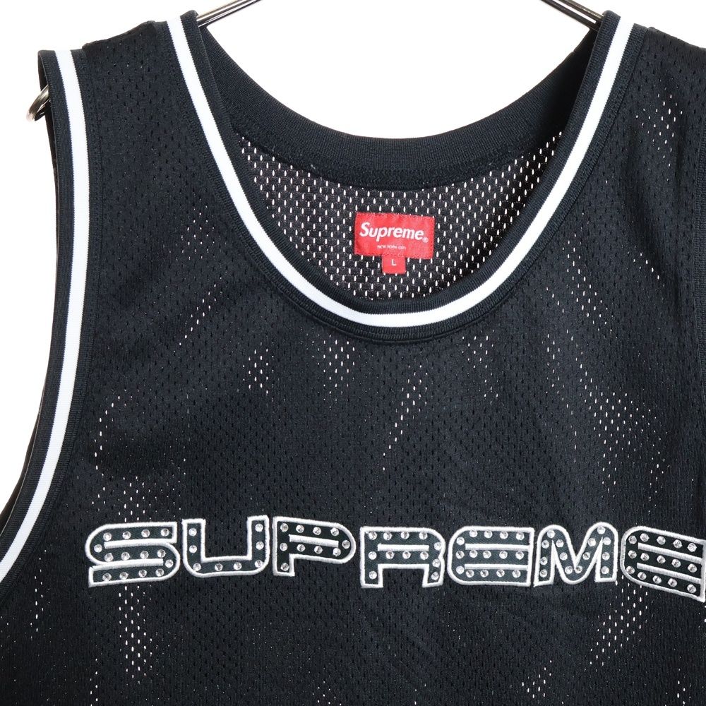 SUPREME (シュプリーム) 19SS Rhinestone Basketball Jersey ライン