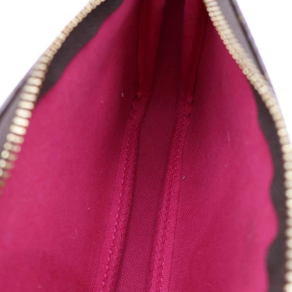  LOUIS VUITTON ルイヴィトン ミニポシェット アクセソワール ヴィヴィエンヌ ホリデー ポーチ 小物入れ ミニチェーンバッグ ブラウン ピンク M 69752 ゴールド金具 その他 その他