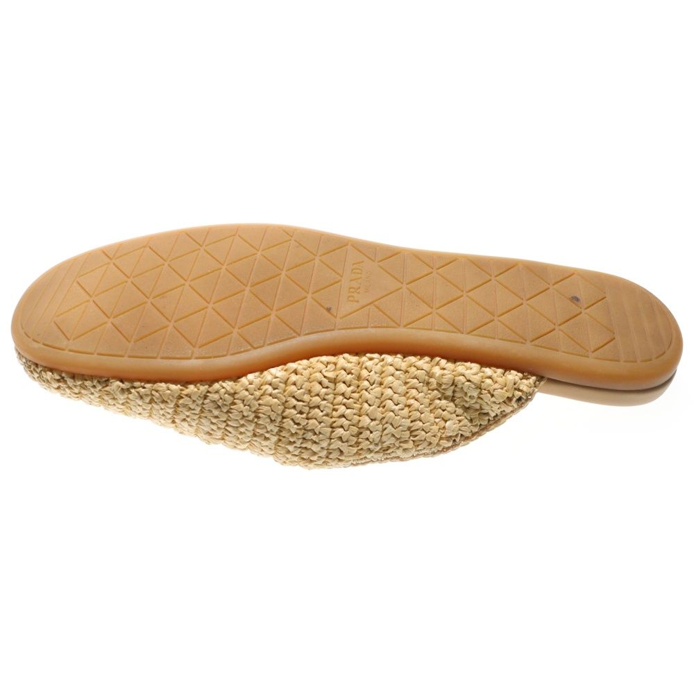 PRADA (プラダ) クロシェ ミュール サンダル ベージュ 2S2984 - メルカリ