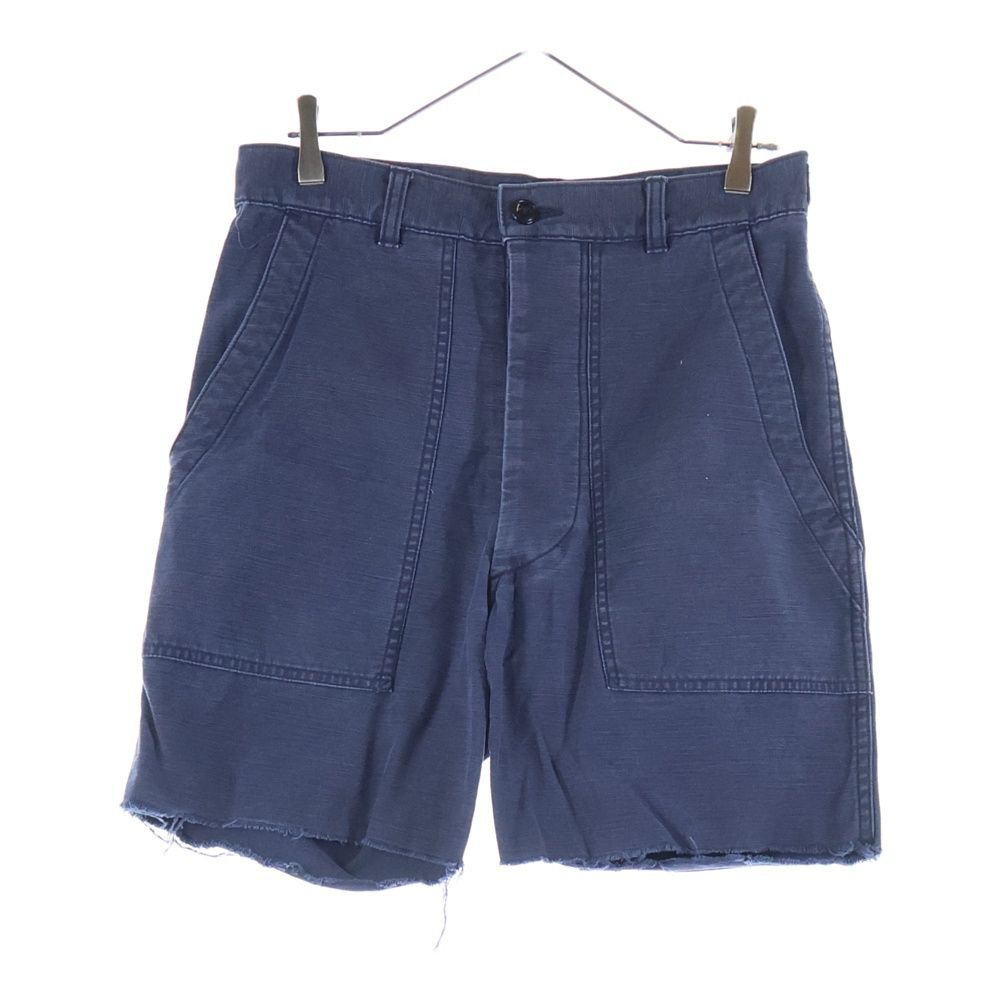 マディソンブルー FATIGUE SHORTS ダメージ加工 ファティーグショーツ ハーフパンツ ネイビー MB 171-3003