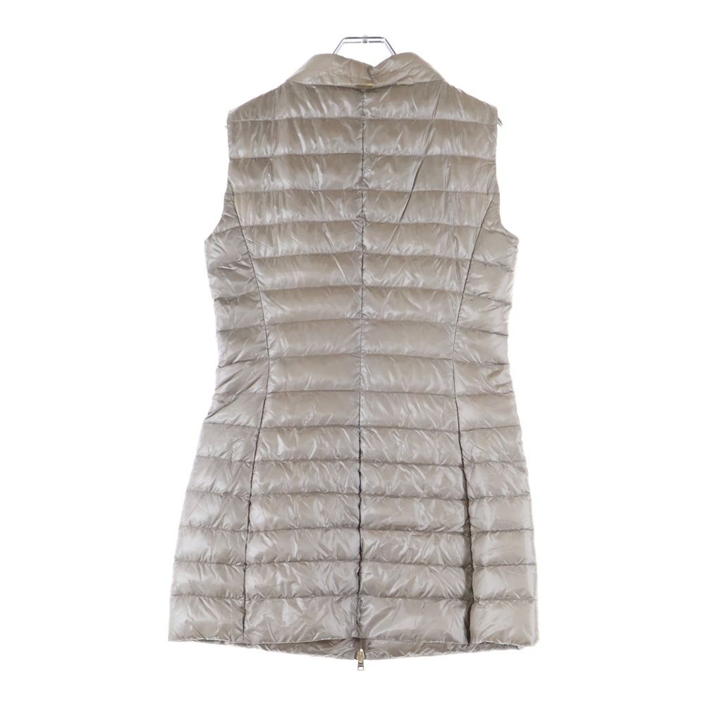 HERNO ヘルノ　ロング　ライト　ダウン　ベスト　ベージュ　サイズ40 HERNO (ヘルノ) ロング ライトダウンベスト ベージュ レディース