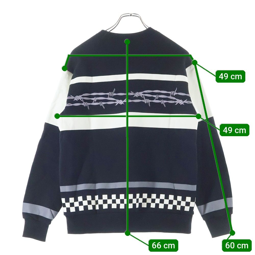 UNDERCOVER (アンダーカバー) 24AW ワイヤー刺繍 クルーネック