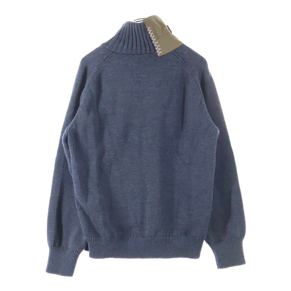 kolor (カラー) 21AW DOCKING KNIT ドッキングデザイン ウールニット