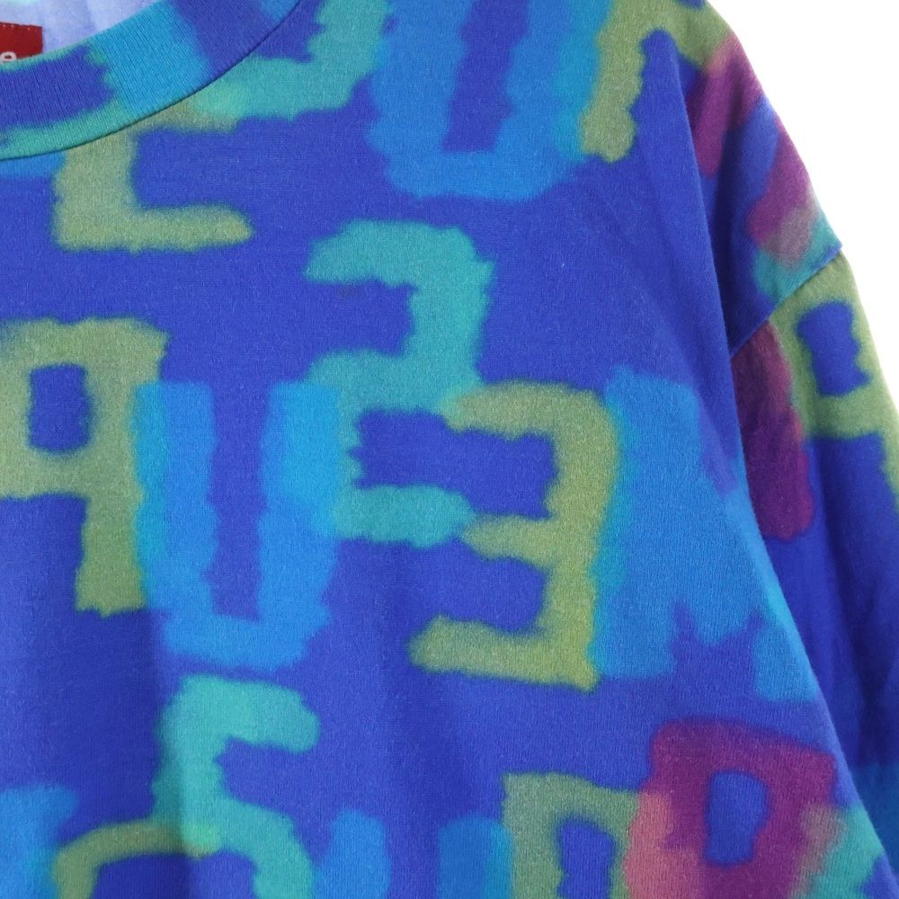 SUPREME (シュプリーム) 18SS Letters L/S Top レターズ ロゴ 総柄