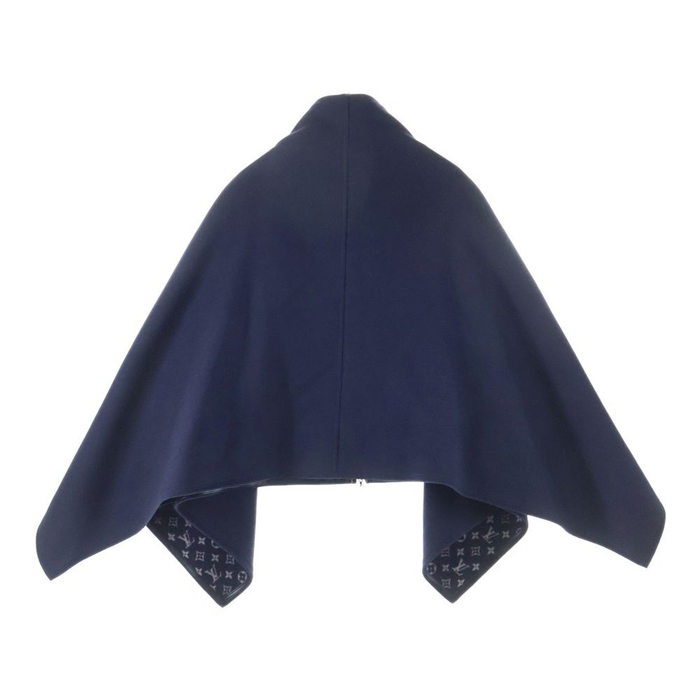 ルイヴィトン　モノグラム　ポンチョ　ケープ　総柄　ロゴ金具 LOUIS VUITTON - 未使用 LOUISVUITTON ヴィトン モノグラム ポンチョ