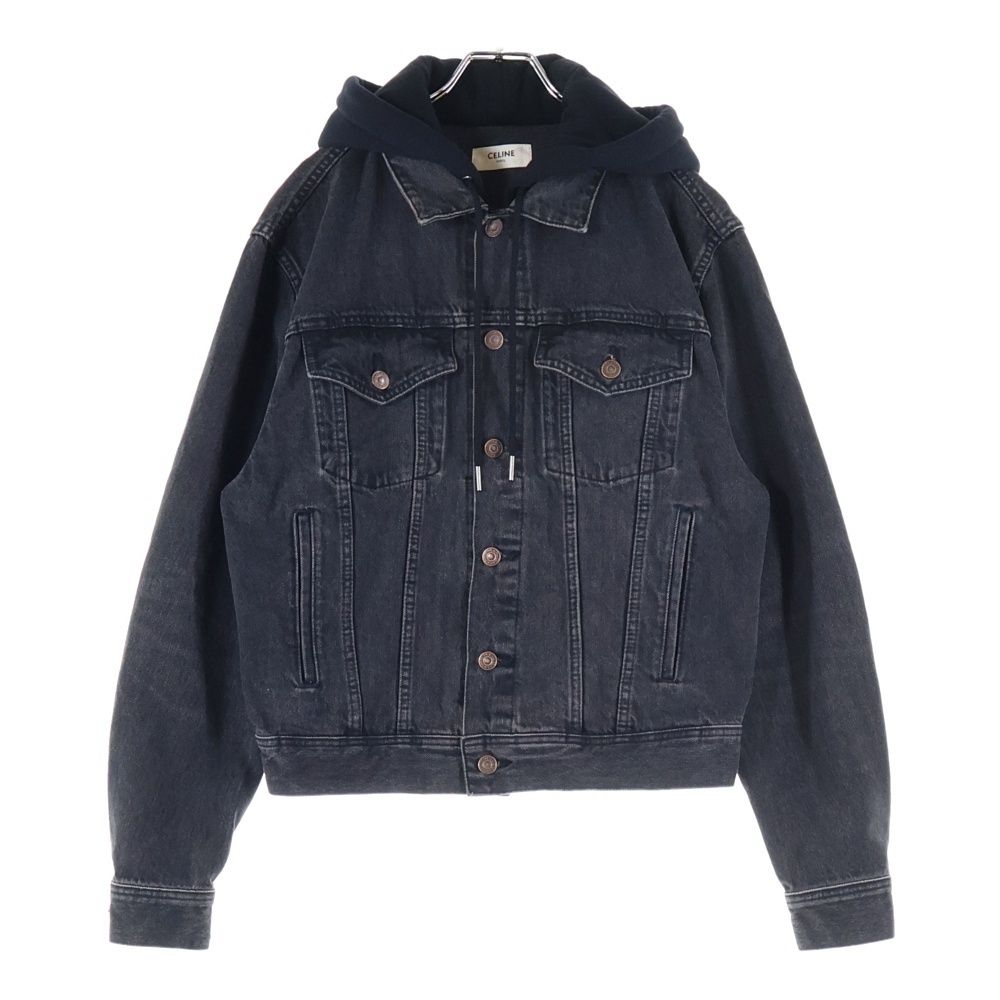 CELINE (セリーヌ) ロゴプリント フーディー ドッキング デニム