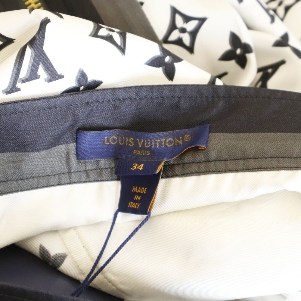 LOUIS VUITTON (ルイヴィトン) 23AW モノグラム 総柄プリント シルク