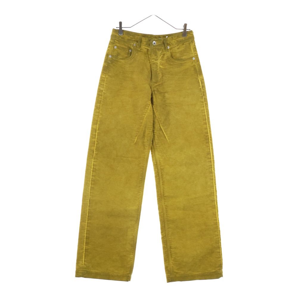 DRKSHDW ダークシャドウ Geth Jeans ゲスジーンズ スウェードパンツ イエロー MO