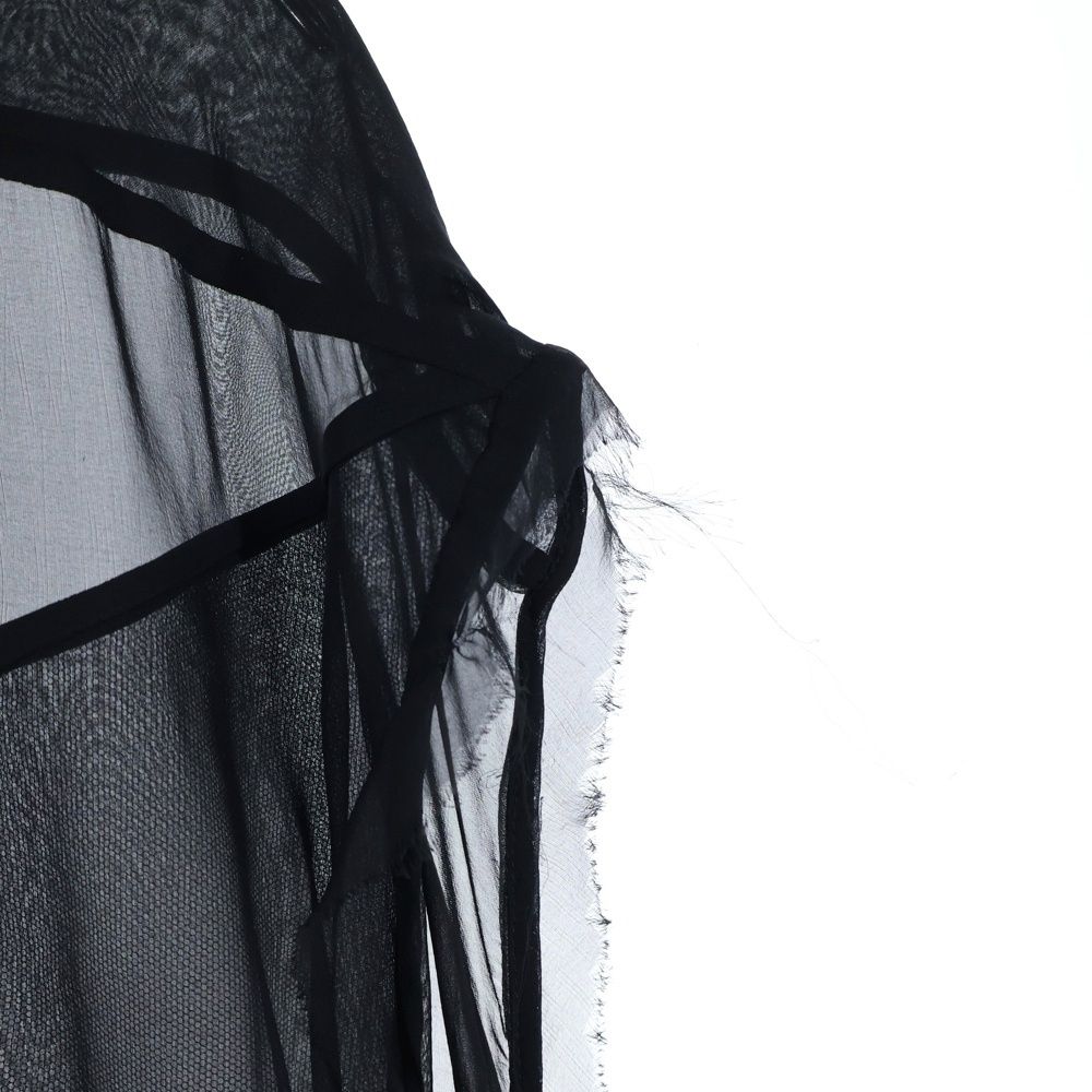 ノースリーブ シースルーラリーシャツ